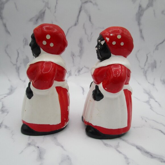 Vintage Americana Black Chef Cook Baker Salt and Pepper Shakers Salt and Pepper - Picture 7 of 10